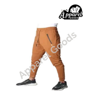 French Terry Trousers For Sports Casual Fitness Jogging - Caramel